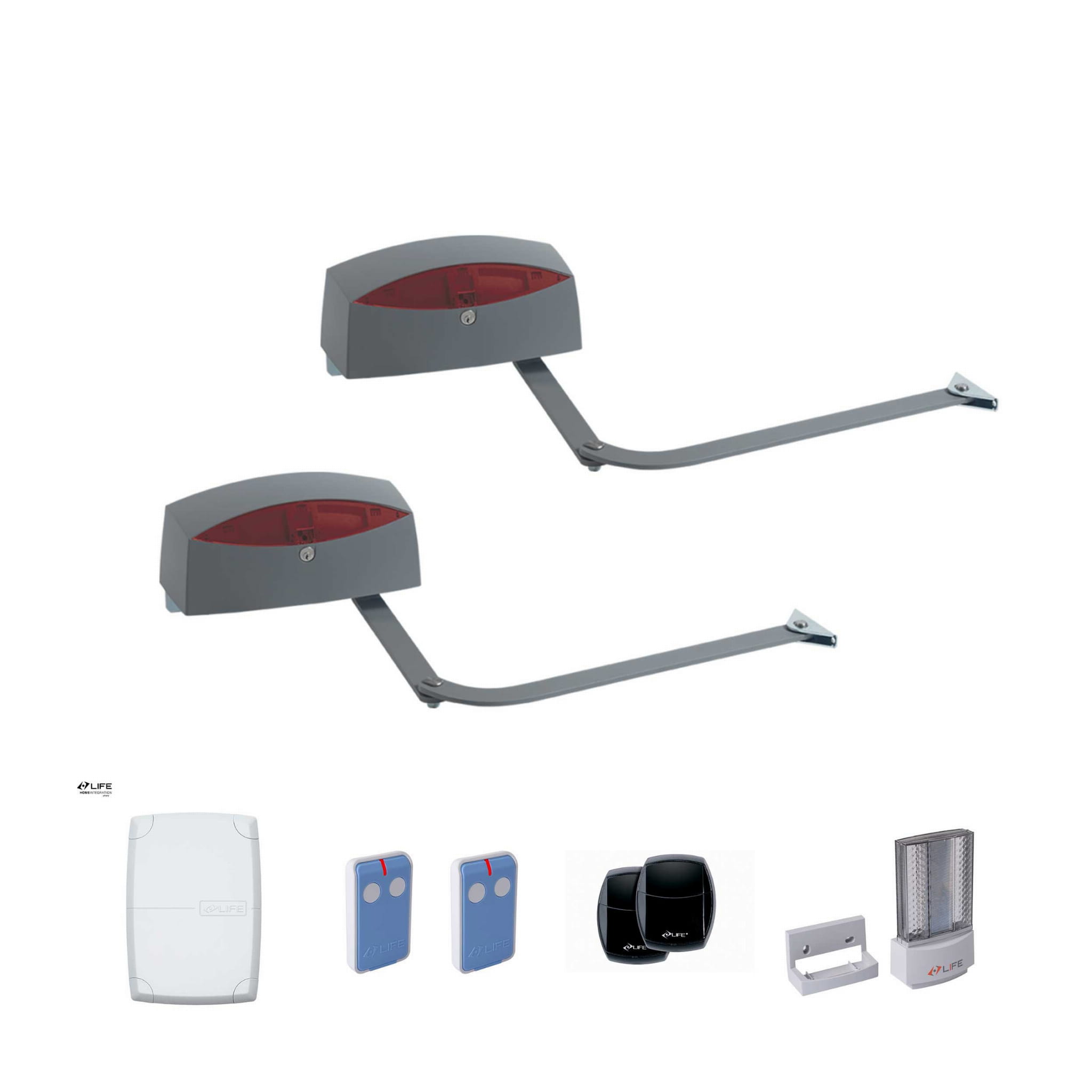 LIFE SETUP SINUO UNI DL 042  Zestaw do bram skrzydłowych z łamanym ramieniem