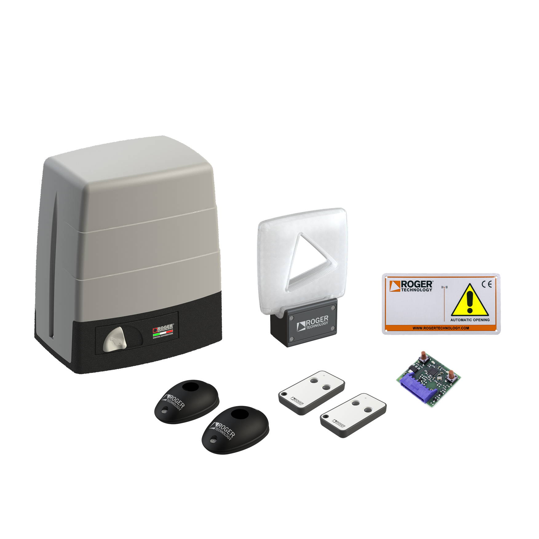 ROGER KIT BM30/400/F   Zestaw do bram przesuwnych 24V bezszczotkowy (Brushless)