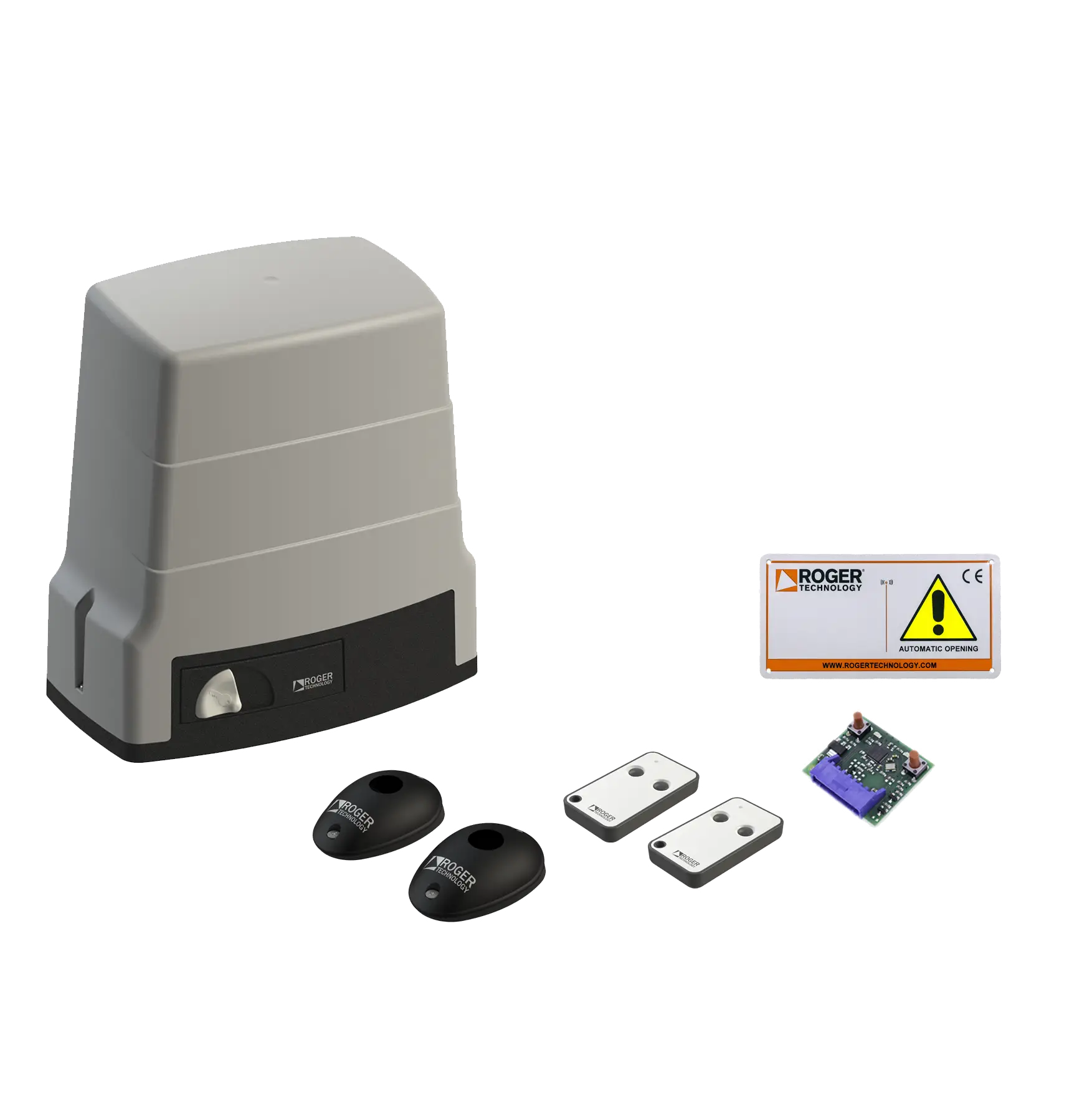 ROGER KIT BH30/806/L   Zestaw do bram przesuwnych 24V bezszczotkowy (Brushless)